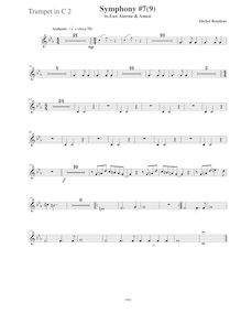 Partition trompette 2 (C), Symphony No.7  Requiem , C minor, Rondeau, Michel par Michel Rondeau
