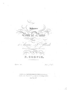 Partition complète, Scherzo No.1, B minor, Chopin, Frédéric par Frédéric Chopin