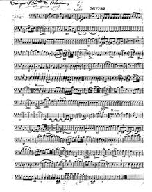 Partition violoncelle, corde Trio, A major, Blangini, Thérèse