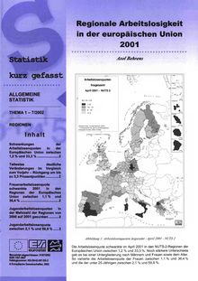 Regionale Arbeitslosigkeit in der Europäischen Union 2001