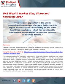 UAE Wealth Market Size, Share and Forecasts 2017