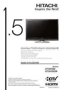 Notice TV LCD Hitachi  UT32V502W