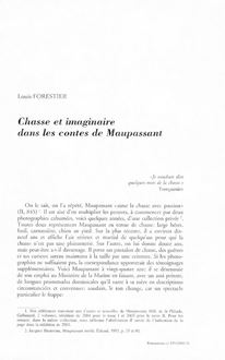 Chasse et imaginaire dans les contes de Maupassant - article ; n°129 ; vol.35, pg 41-60