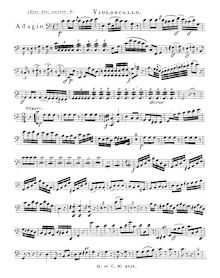 Partition violoncelle, corde Trio, op.2, C major, Eybler, Joseph par Joseph Eybler