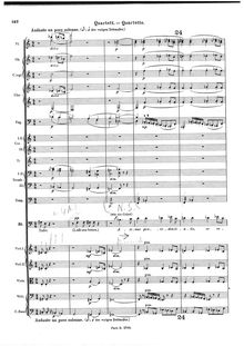 Partition 7b. Quartett und Melodram (Quartetto e Melodramma), Arlecchino