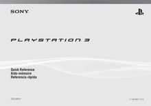 Notice PlayStation Sony  CECHP01