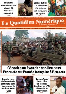 Le Quotidien Numérique d’Afrique n°2026 - du vendredi 9 septembre 2022