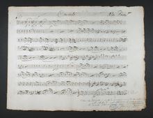 Partition altos, viole de gambe Concerto, D minor, Donizetti, Gaetano