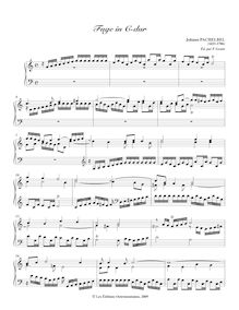 Partition clavier Fugue en C major, No.1, T.261 (Urtext), Fugues
