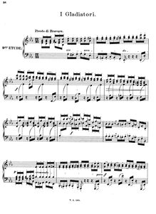 Partition No.9: I Gladiatori, 12 Romances en Forme d Études, Op.8
