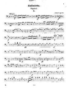 Partition basson 1, Sinfonietta, F major, Raff, Joachim