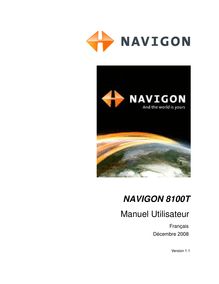 Notice Navigation NAVIGON  8100T