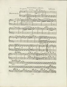 Partition violoncelles / Basses, Symphony No.2, Seconde Sinfonie à grand orchestre