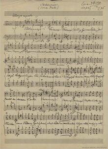 Partition complète, vent from West, EG174, Grieg, Edvard
