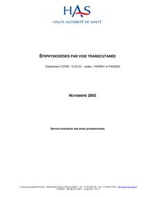 Épiphysiodèses par voie transcutanée - Rapport Epiphysiodese voie transcutanee