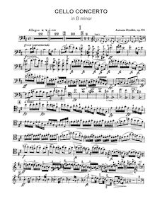 Partition violoncelle (solo), violoncelle Concerto, Koncert pro violoncello a orchestr