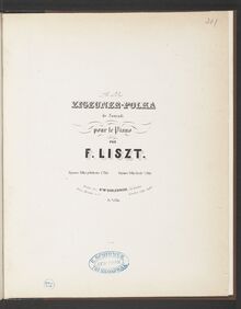 Partition complète (S.481), 2 Zigeuner-polkas, Conradi, August