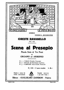 Partition complète, Scene al Presepio, Ravanello, Oreste
