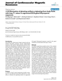 1139 Elimination of ghosting artifacts originating from body fluids with long T1 values in segmented ECG-gated IR-prepared sequences