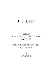 Partition complète, C minor, Bach, Johann Sebastian
