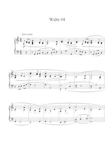 Partition , Waltz en C major, Five valses, McKay, Justin Michael
