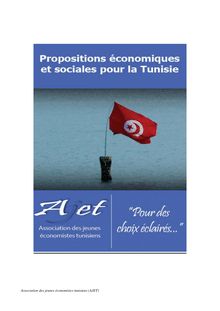Propositions économiques et sociales pour la Tunisie