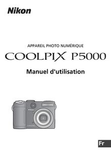 Notice Appareil Photo numériques Nikon  COOLPIX P5000
