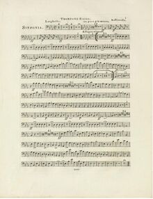 Partition basse Trombone, Symphony No.2, Seconde Sinfonie à grand orchestre