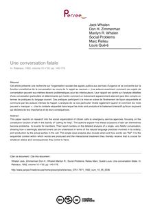 Une conversation fatale - article ; n°55 ; vol.10, pg 145-178