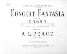 Partition complète, Concert Fantasia No.2 en B-flat (minor et major)