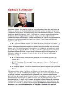 LOUIS ALTHUSSER and SPINOZA (fr-angl)