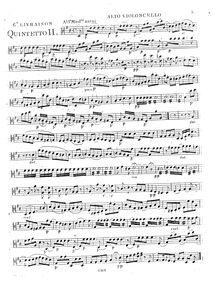 Partition Alto violoncelle (alternate pour violoncelle 1), 6 corde quintettes, G.295-300 (Op.25)
