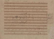 Score, “Sonatensatz” en B♭, Sonata movement in B♭ for Piano Trio