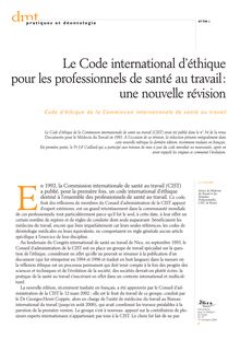 Code international d éthique médicale - Le Code international d ...