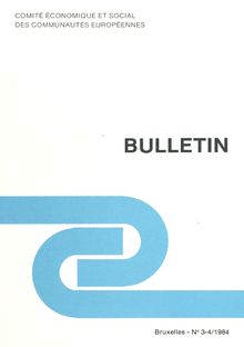 BULLETIN. N° 3-4/1984