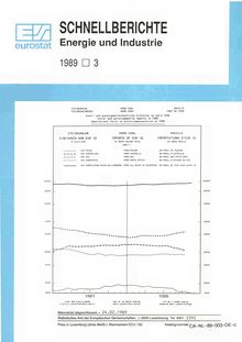 SCHNELLBERICHTE Energie und Industrie. 1989 3