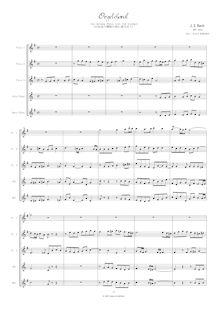 Partition complète, choral préludes, Choräle von verschiedener Art ; The Great Eighteen par Johann Sebastian Bach