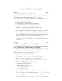 Bac mathematiques specialite 2005 s