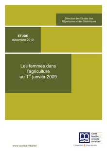 Etude: les femmes dans l agriculture