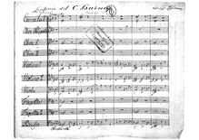 Partition complète, Sinfonia en c minor, C minor, Burney, Charles