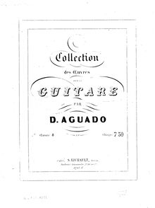 Partition complète, Contredanses et Valses Faciles, Op.8, Aguado, Dionisio