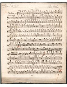 Partition flûte 1, Symphony No.6 en B-flat major, B♭ major, Sterkel, Johann Franz Xaver