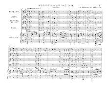 Partition complète, Missa brevis, K.258, Spaur-Messe ; Spaur Mass ; Mass No.11 par Wolfgang Amadeus Mozart