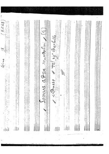 Partition complète of all mouvements, Sonata a Due Mandolini e Basso (Gimo 18)