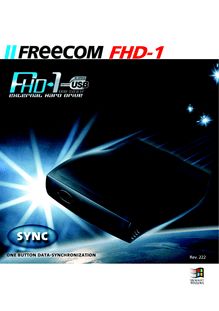 Notice Disques durs Freecom  FHD-1