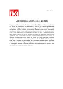 Les Mexicains victimes des poulets