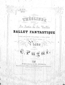 Partition Act I, Le Lutin de la Vallée, Théolinda l orpheline, Gautier, Eugène