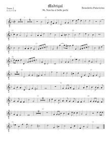 Partition ténor viole de gambe 2, octave aigu clef, Madrigali a 5 voci, Libro 3 par Benedetto Pallavicino