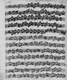 Partition complète, Partita, A minor, Bach, Johann Sebastian par Johann Sebastian Bach