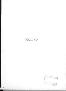 Partition de violon, Ballade, D minor, Dvořák, Antonín